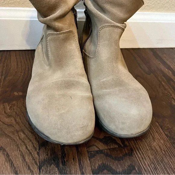Birkenstock Sarnia Ankle Boots Beige Suede Ankle Side Zip Pull On EU 36 US 5-5.5 - Picture 9 of 16